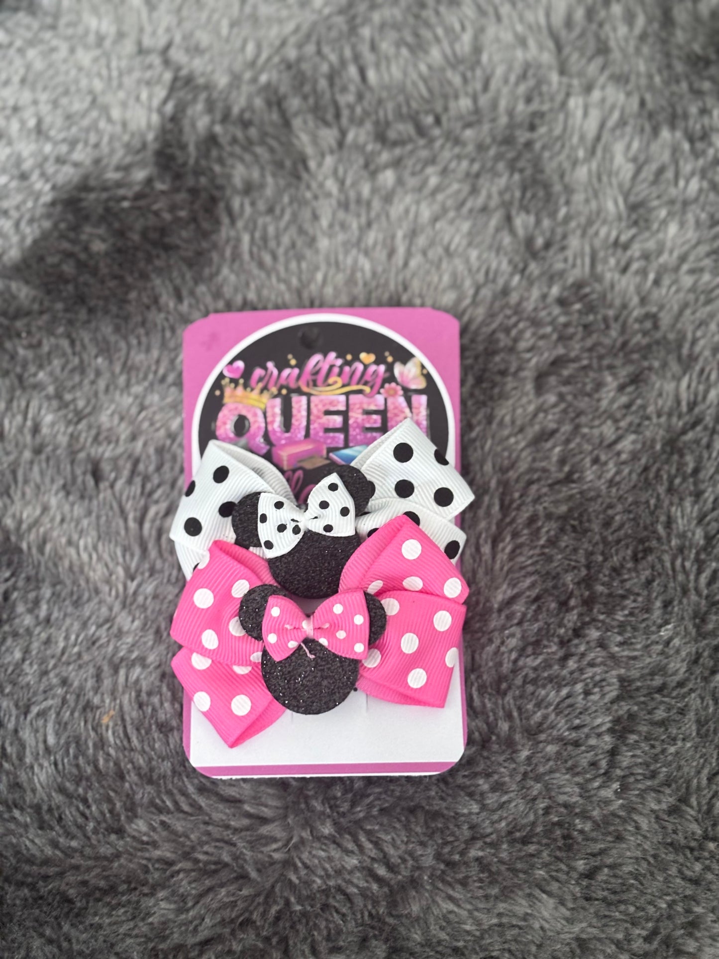 Minnie Mouse haarstrikje
