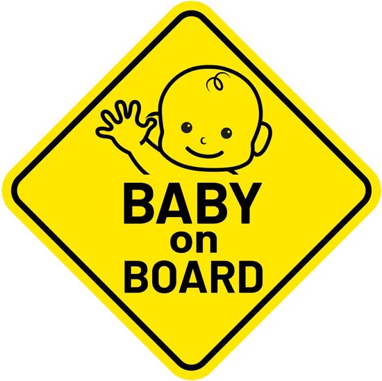 Baby on board auto sticker