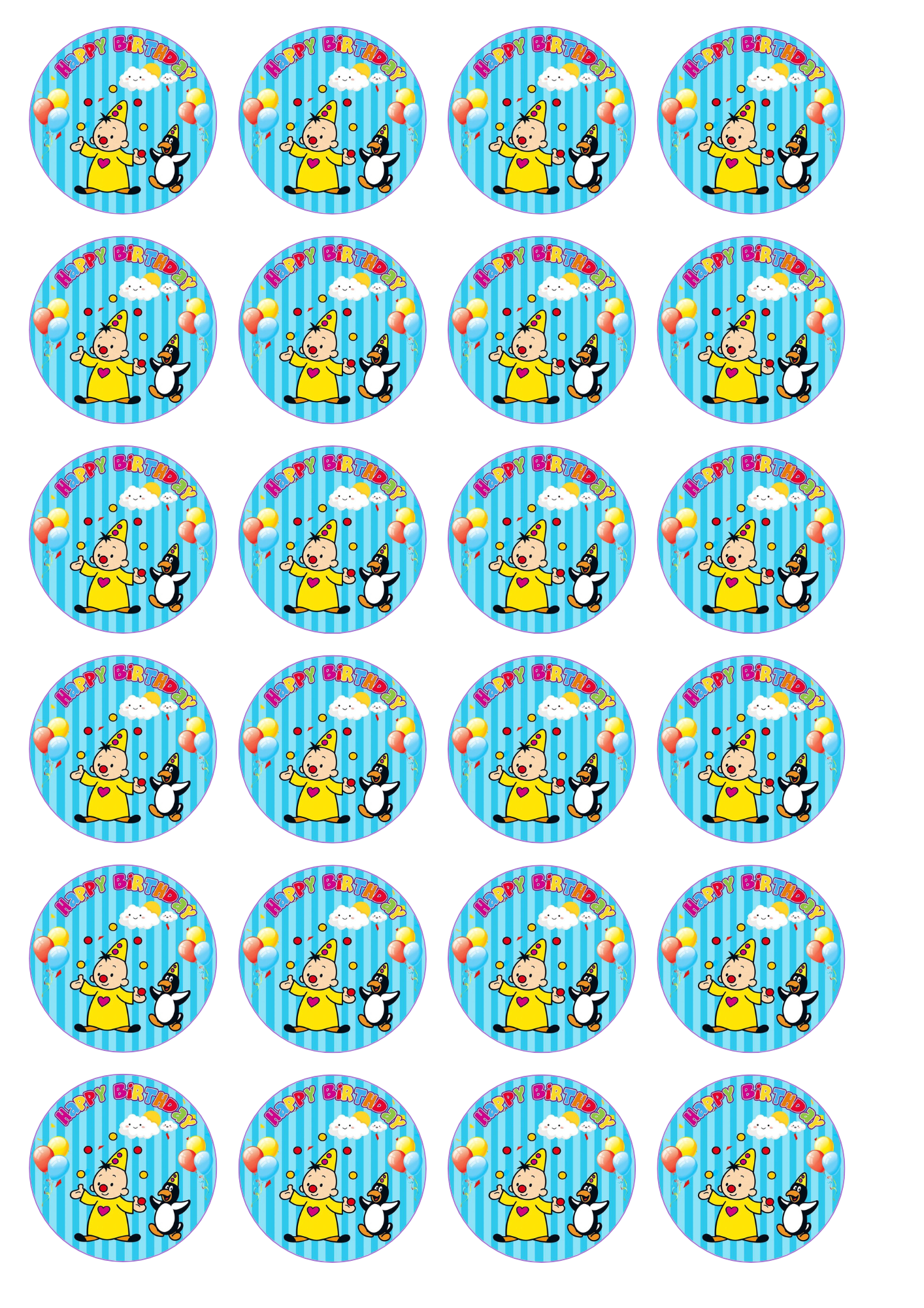 Stickervellen voor traktaties-Maak elke gelegenheid speciaal